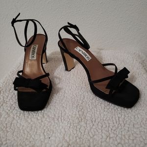 Black strappy sandals